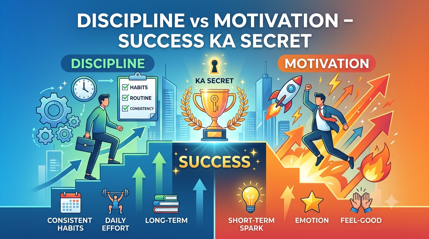 Discipline vs Motivation – Success Ka Secret - Disha Classes