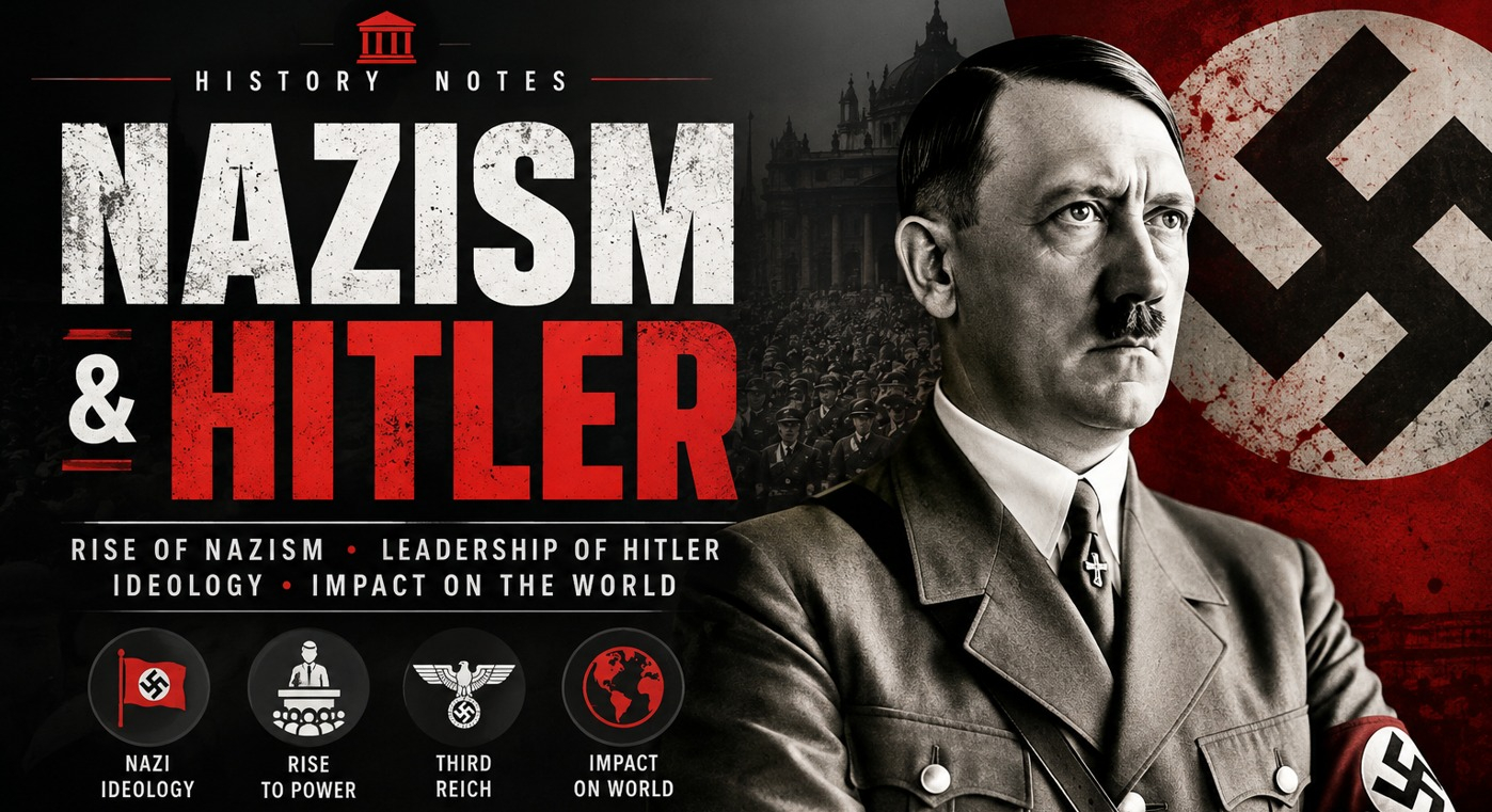 Nazism & Hitler Notes - Disha Classes